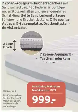 Möbel Ludwig Zonen-aquapurⓡ- taschenfederkern Angebot