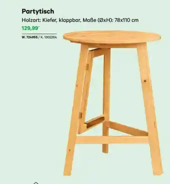 Lagerhaus Partytisch Angebot