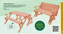 Lagerhaus Impos holzbank 2in1 Angebot