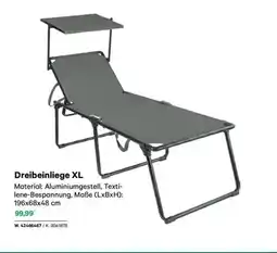 Lagerhaus Dreibeinliege xl Angebot