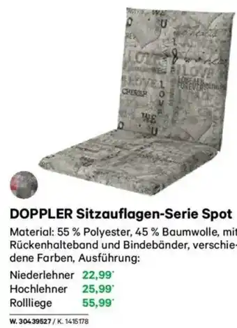 Lagerhaus Doppler sitzauflagen-serie spot Angebot