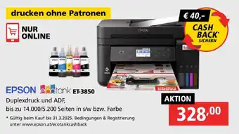 Pagro Diskont Epson ecotank et-3850 Angebot