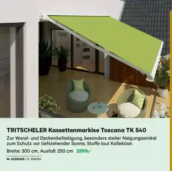 Lagerhaus Tritscheler kassettenmarkise toscana tk 540 Angebot