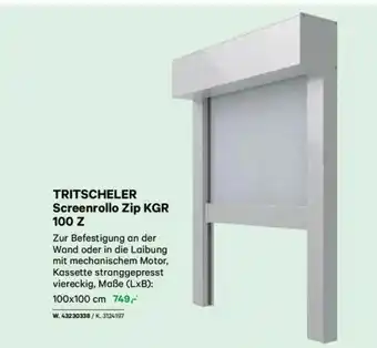 Lagerhaus Tritscheler screenrollo zip kgr 100 z Angebot