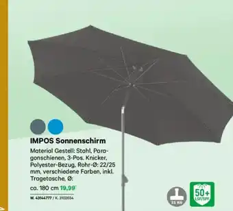 Lagerhaus Impos sonnenschirm Angebot