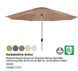 Lagerhaus Kurbelschirm active Angebot