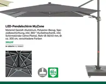 Lagerhaus Led-pendelschirm myzone Angebot