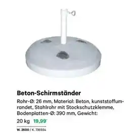 Lagerhaus Beton-schirmständer Angebot