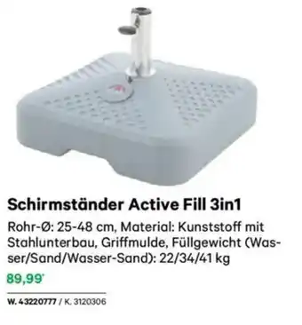 Lagerhaus Schirmständer active fill 3in1 Angebot