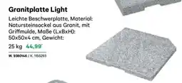 Lagerhaus Granitplatte light Angebot