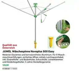 Lagerhaus Juwel wäschespinne novaplus 500 easy Angebot