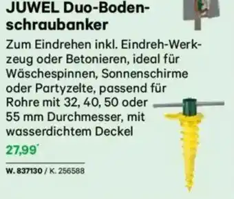 Lagerhaus Juwel duo-boden- schraubanker Angebot