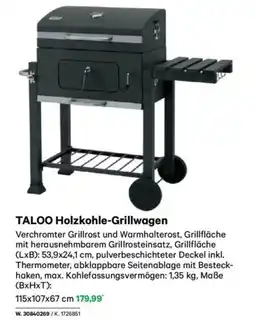 Lagerhaus Taloo holzkohle-grillwagen Angebot