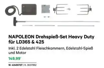 Lagerhaus NAPOLEON Drehspieß-Set Heavy Duty für LD365 & 425 Angebot