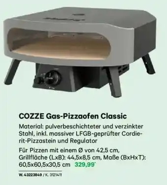 Lagerhaus Cozze gas-pizzaofen classic Angebot