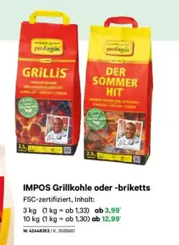 Lagerhaus Impos grillkohle oder -briketts Angebot