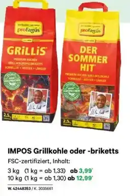 Lagerhaus Impos grillkohle oder -briketts Angebot