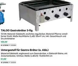 Lagerhaus TALOO Gastrobräter 3-flg Angebot