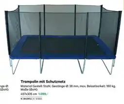 Lagerhaus Trampolin mit Schutznetz Angebot