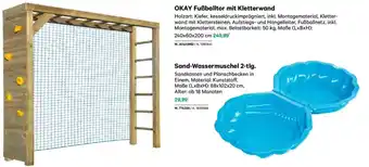 Lagerhaus OKAY Fußballtor mit Kletterwand Angebot