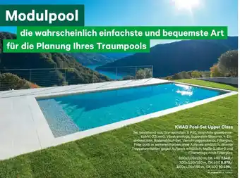 Lagerhaus Modulpool kwad pool-set upper class Angebot