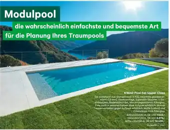 Lagerhaus Modulpool kwad pool-set upper class Angebot