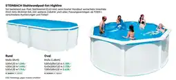 Lagerhaus Steinbach stahlwandpool-set highline Angebot