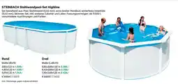 Lagerhaus Steinbach stahlwandpool-set highline Angebot