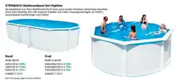 Lagerhaus Steinbach stahlwandpool-set highline Angebot