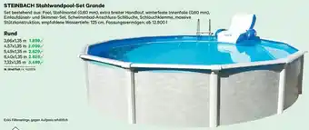 Lagerhaus Steinbach stahlwandpool-set grande Angebot