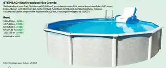 Lagerhaus Steinbach stahlwandpool-set grande Angebot