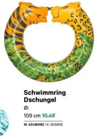 Lagerhaus Schwimmring dschungel Angebot