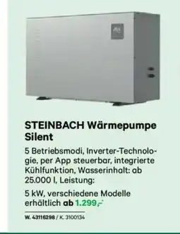 Lagerhaus Steinbach wärmepumpe silent Angebot