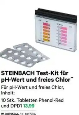 Lagerhaus Steinbach test-kit für ph-wert und freies chlor Angebot