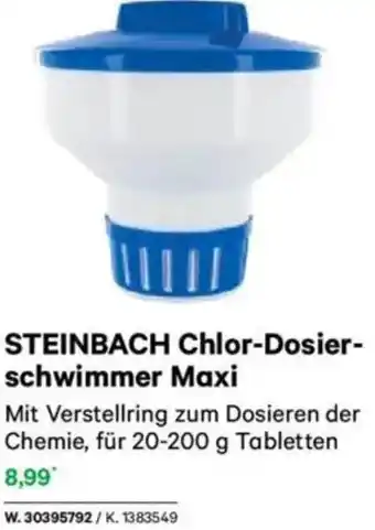 Lagerhaus Steinbach chlor-dosier- schwimmer maxi Angebot