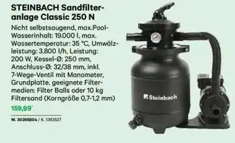 Lagerhaus Steinbach sandfilter- anlage classic 250 n Angebot