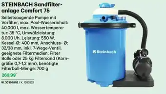 Lagerhaus Steinbach sandfilter- anlage comfort 75 Angebot