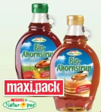 Maximarkt Spar Natur pur Bio-Ahornsirup Angebot