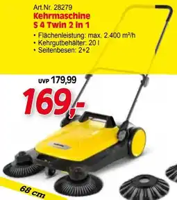 Zgonc Kärcher Kehrmaschine S4 Twin Angebot