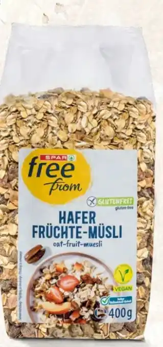 Interspar SPAR free from Hafer-Früchte-Müsli Angebot