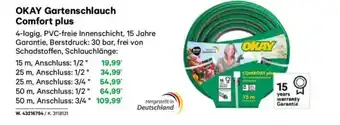 Lagerhaus Okay gartenschlauch comfort plus Angebot