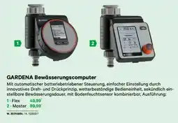 Lagerhaus Gardena bewässerungscomputer Angebot