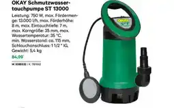 Lagerhaus Okay schmutzwasser- tauchpumpe st 13000 Angebot