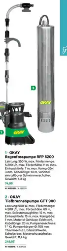 Lagerhaus Tiefbrunnenpumpe gtt 900 Angebot