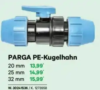 Lagerhaus Parga pe-kugelhahn Angebot