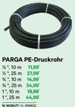 Lagerhaus Parga pe-druckrohr Angebot