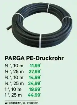 Lagerhaus Parga pe-druckrohr Angebot