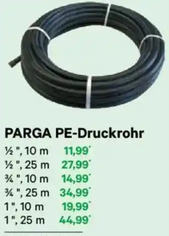 Lagerhaus Parga pe-druckrohr Angebot