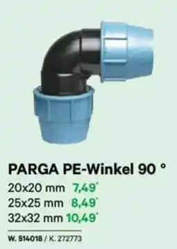 Lagerhaus PARGA PE-Winkel 90 Angebot