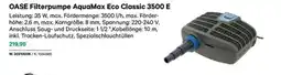 Lagerhaus Oase filterpumpe aquamax eco classic 3500 e Angebot